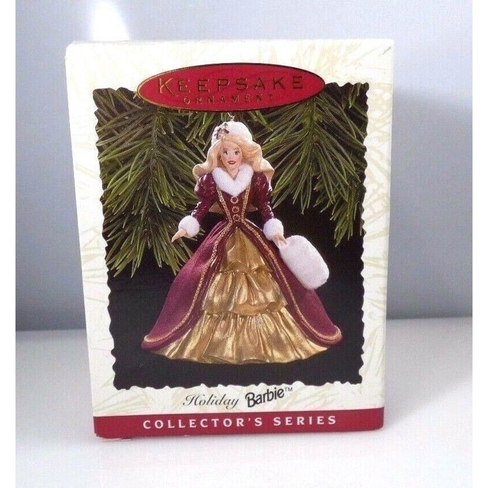Hallmark Keepsake Holiday Barbie Collector's Series 1996 Christmas Ornament